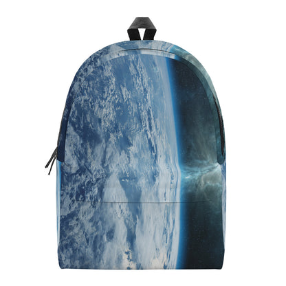 Space And Earth Print Backpack