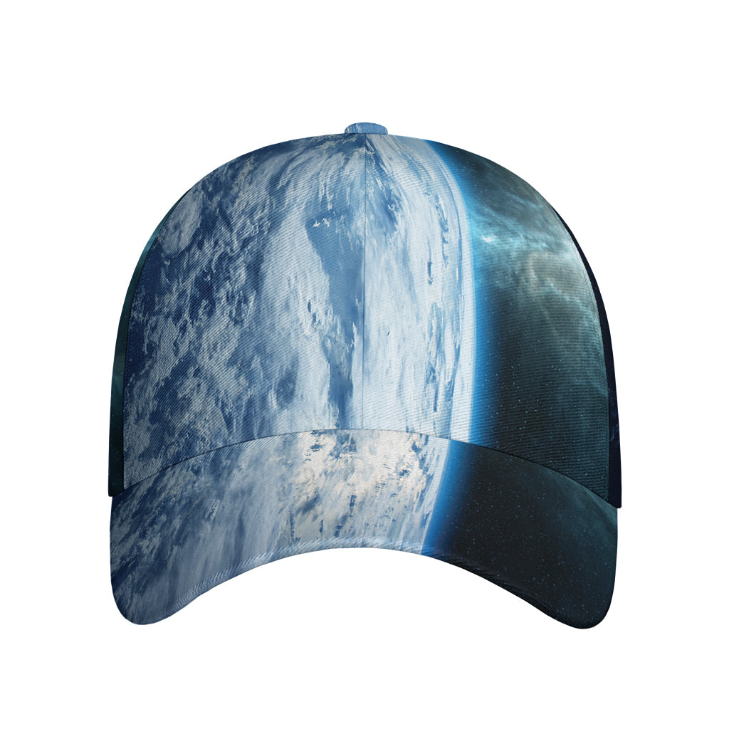 Space And Earth Print Baseball Cap