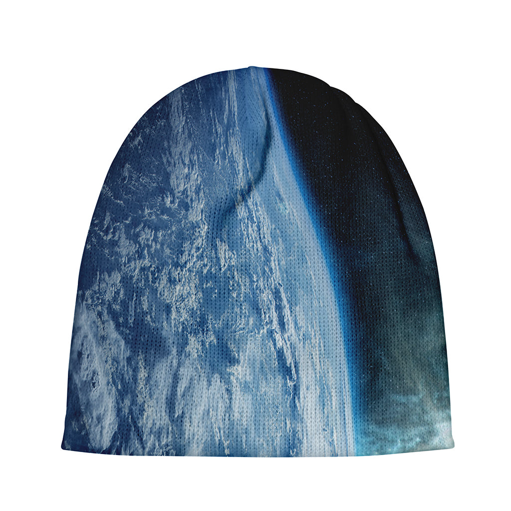 Space And Earth Print Beanie