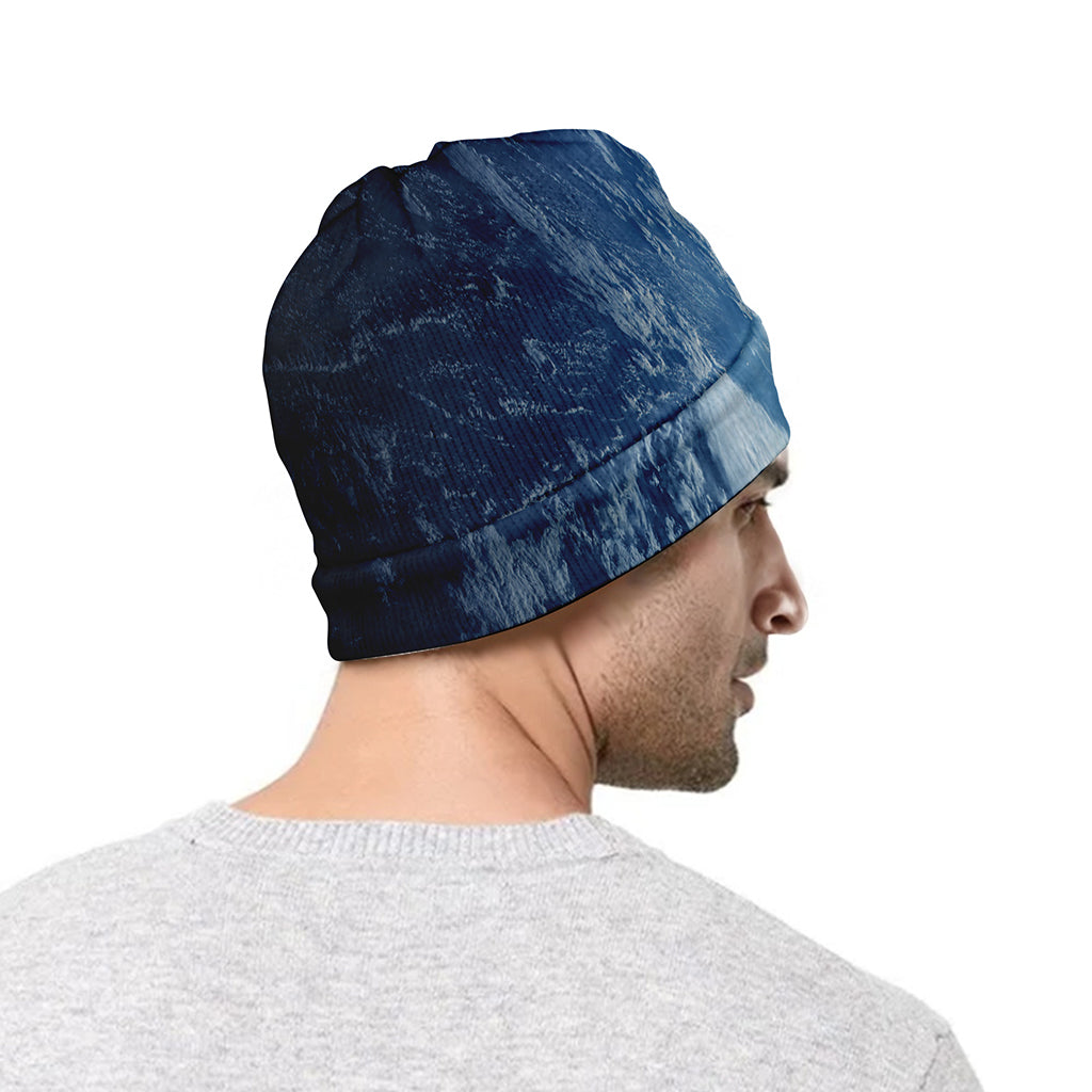 Space And Earth Print Beanie