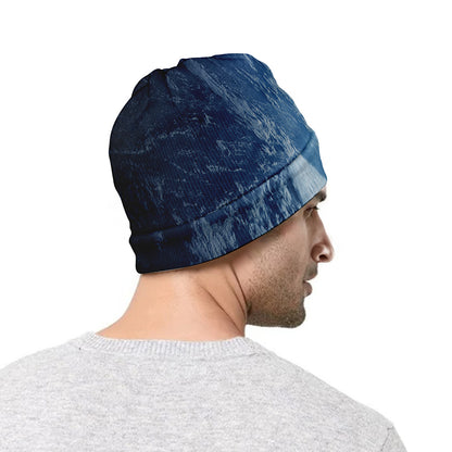 Space And Earth Print Beanie