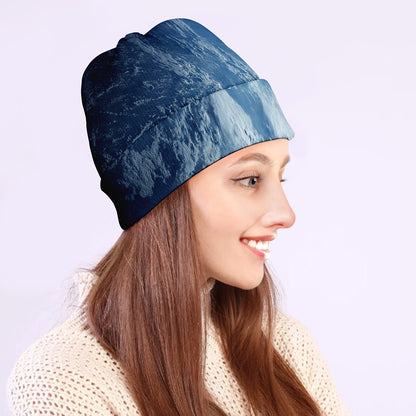 Space And Earth Print Beanie