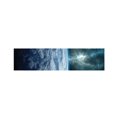 Space And Earth Print Bed Runner