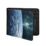 Space And Earth Print Bifold Wallet