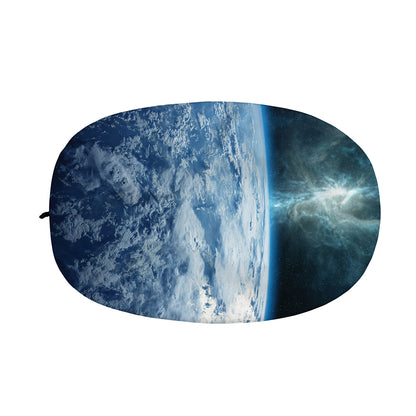Space And Earth Print Car Side Mirror Covers