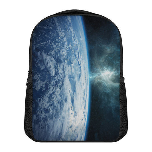 Space And Earth Print Casual Backpack