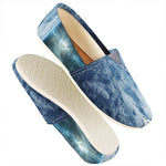 Space And Earth Print Casual Shoes