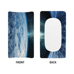 Space And Earth Print Changing Pad Cover