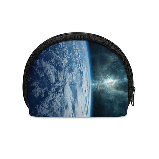 Space And Earth Print Coin Purse