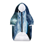Space And Earth Print Dog Zip Up Hoodie