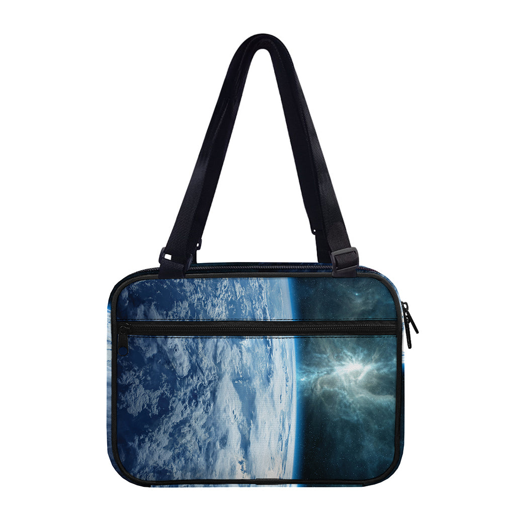 Space And Earth Print Double Strap Bible Bag