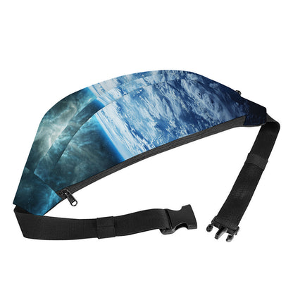 Space And Earth Print Fanny Pack