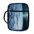 Space And Earth Print Front Pocket Bible Bag