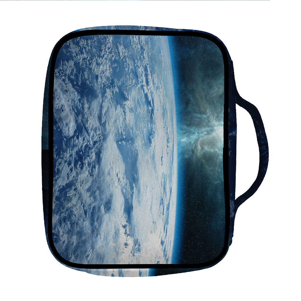 Space And Earth Print Front Pocket Bible Bag