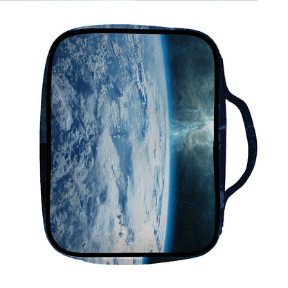 Space And Earth Print Front Pocket Bible Bag