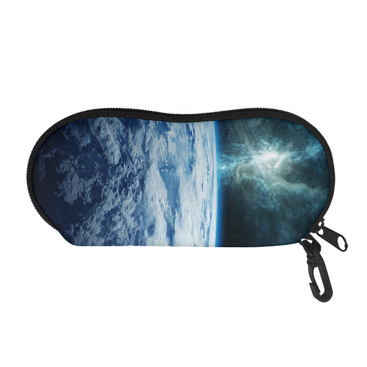 Space And Earth Print Glasses Case