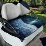 Space And Earth Print Golf Cart Seat Cover