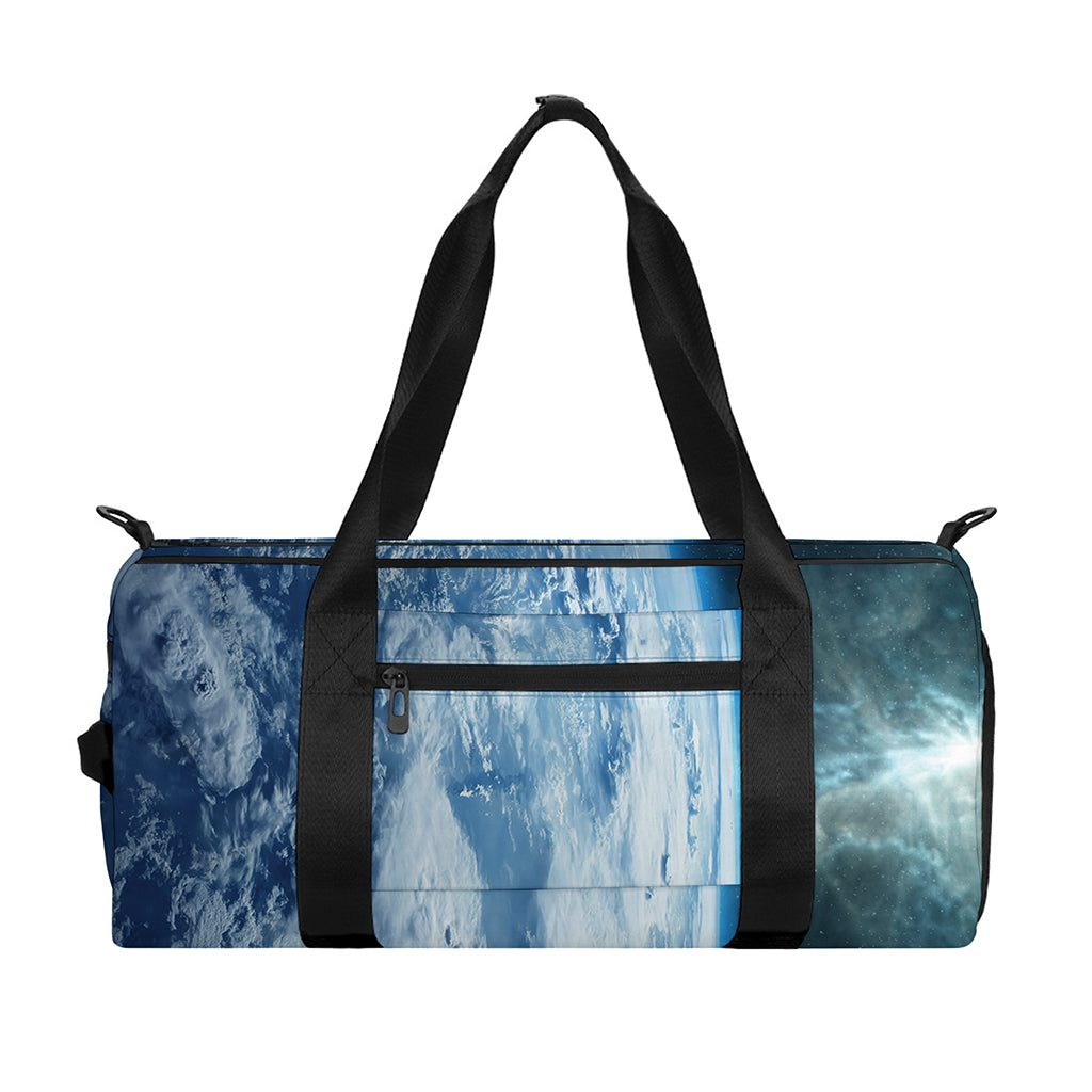 Space And Earth Print Gym Bag