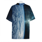 Space And Earth Print Hawaiian Shirt