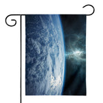 Space And Earth Print House Flag