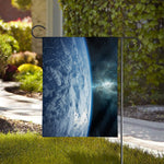Space And Earth Print House Flag