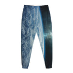 Space And Earth Print Jogger Pants