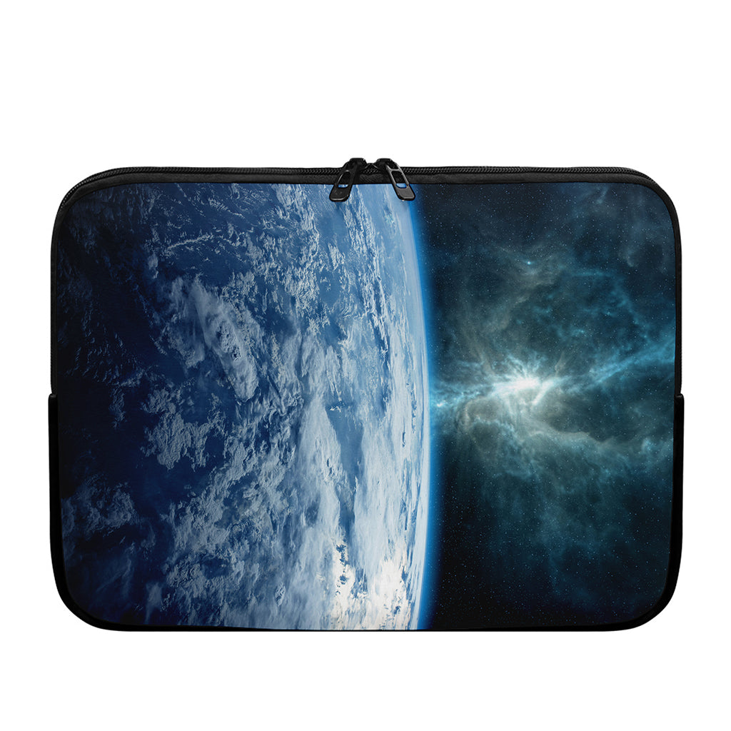 Space And Earth Print Laptop Sleeve