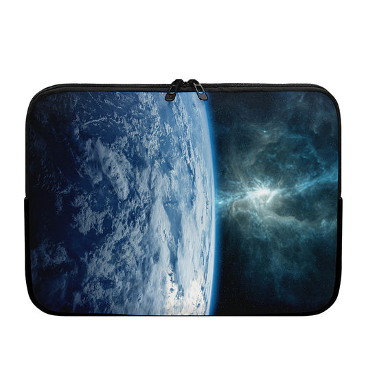 Space And Earth Print Laptop Sleeve