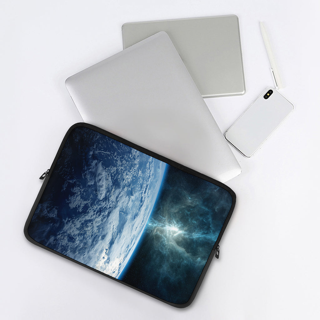 Space And Earth Print Laptop Sleeve