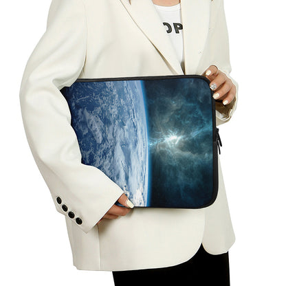 Space And Earth Print Laptop Sleeve