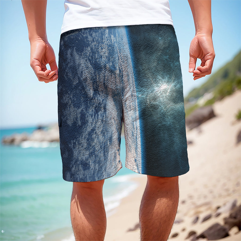 Space And Earth Print Men's Cargo Shorts