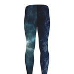 Space And Earth Print Men's leggings
