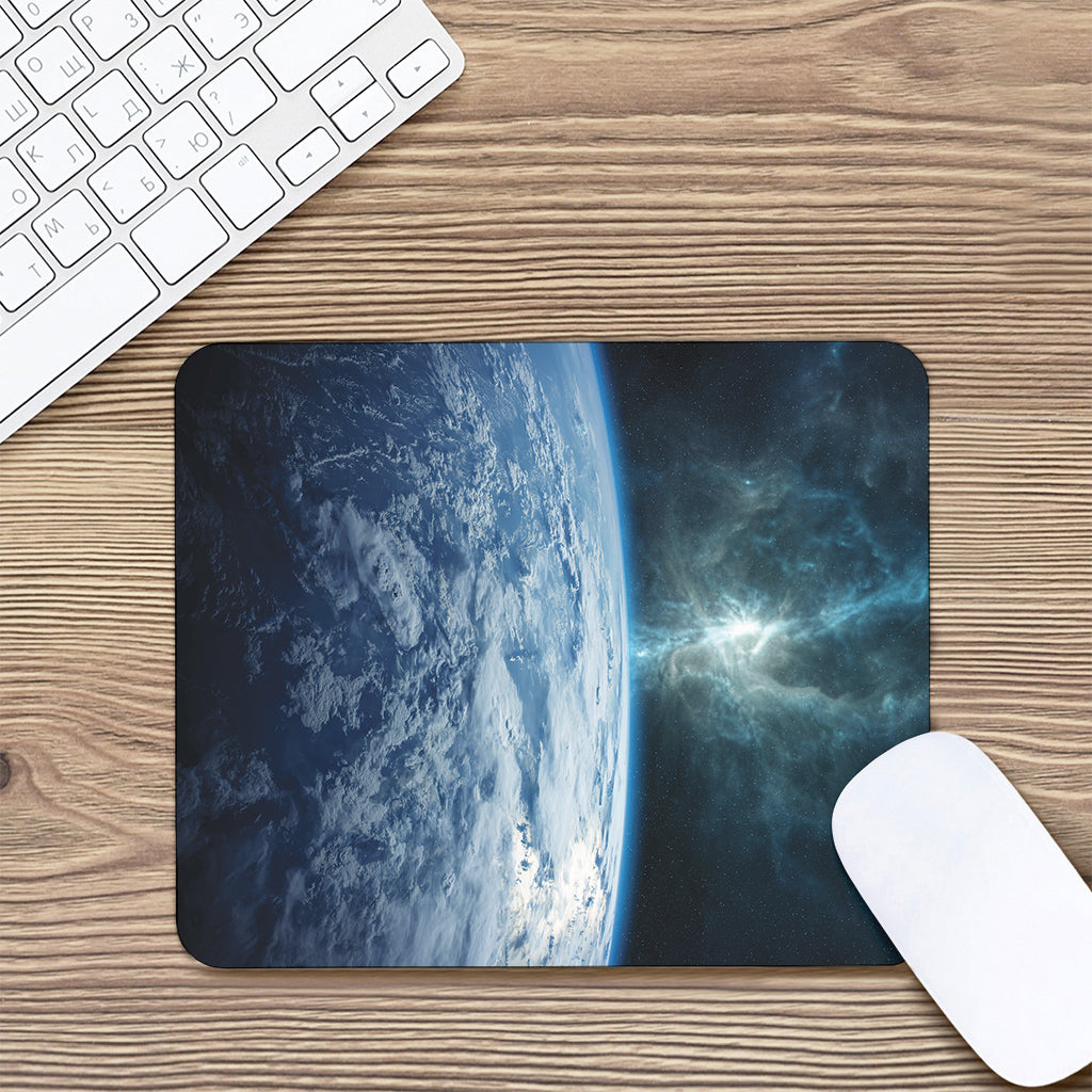 Space And Earth Print Mouse Pad