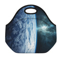 Space And Earth Print Neoprene Lunch Bag
