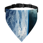 Space And Earth Print Over The Collar Dog Bandana