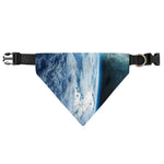 Space And Earth Print Over The Collar Dog Bandana