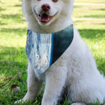 Space And Earth Print Over The Collar Dog Bandana