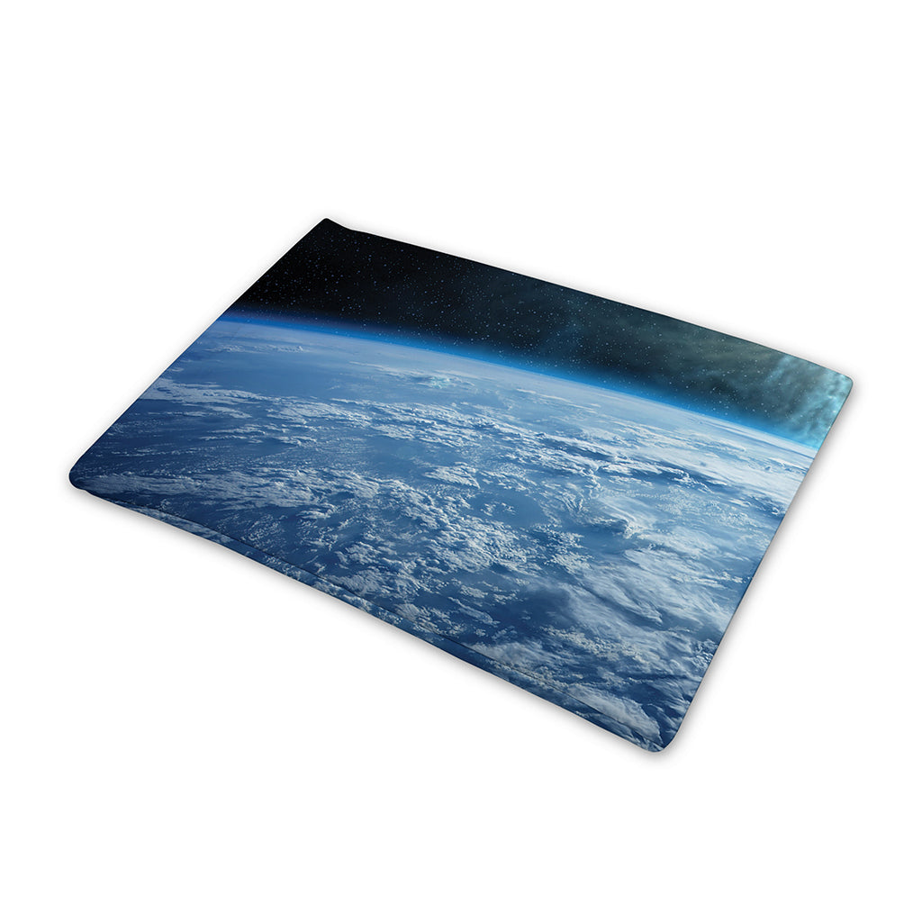 Space And Earth Print Pet Cooling Mat Cover