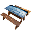 Space And Earth Print Picnic Table Cover