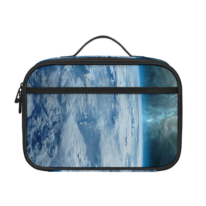 Space And Earth Print Portable Lunch Bag