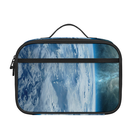 Space And Earth Print Portable Lunch Bag