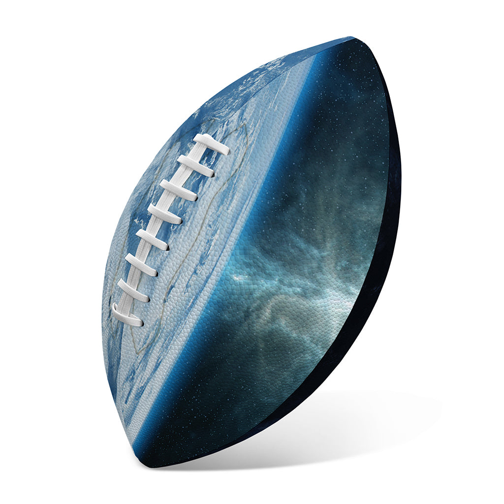 Space And Earth Print Rugby Ball