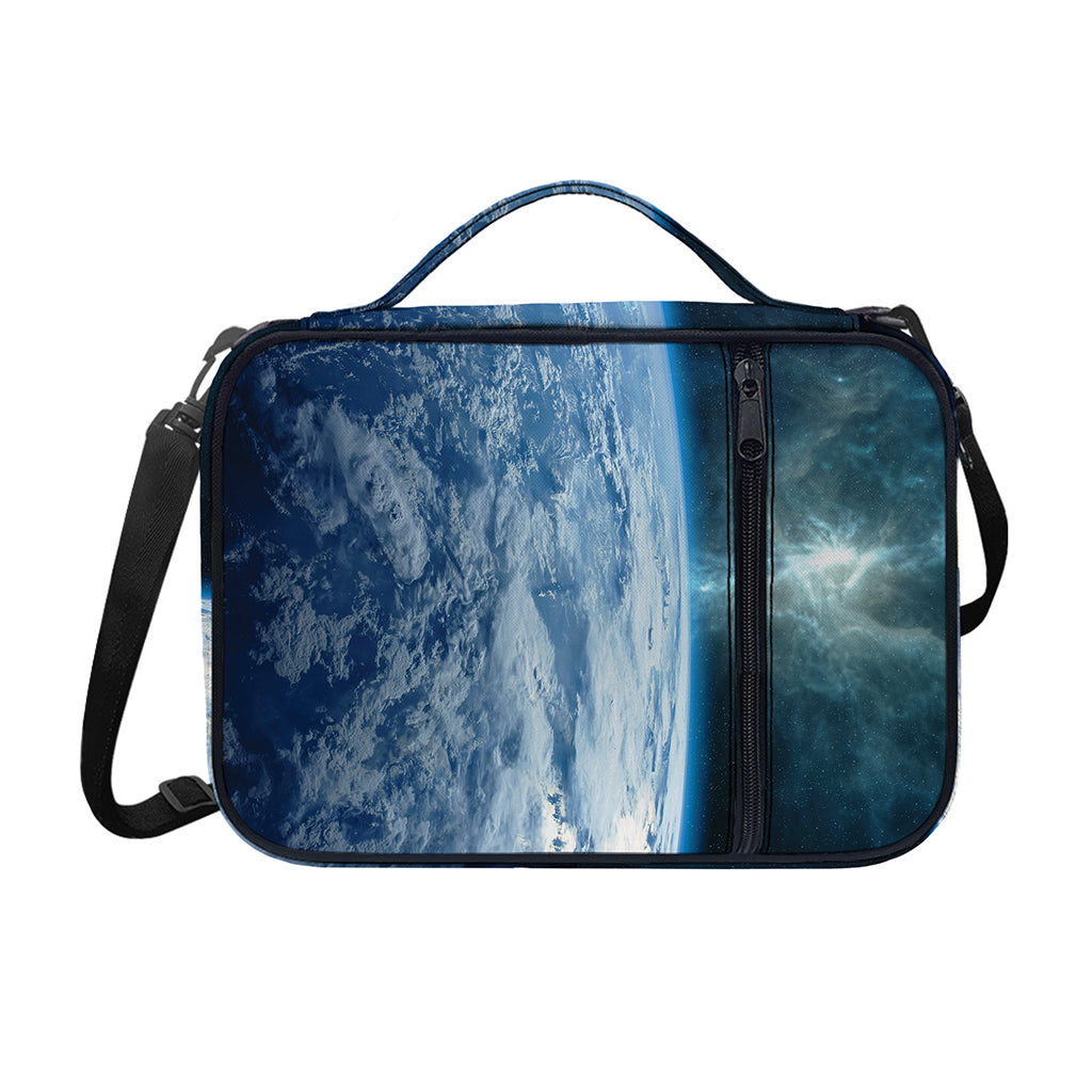 Space And Earth Print Shoulder Strap Bible Bag