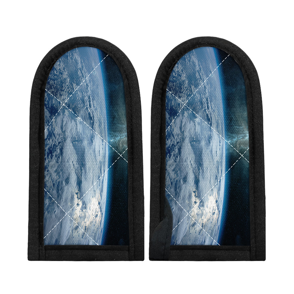 Space And Earth Print Skillet Handle Cover