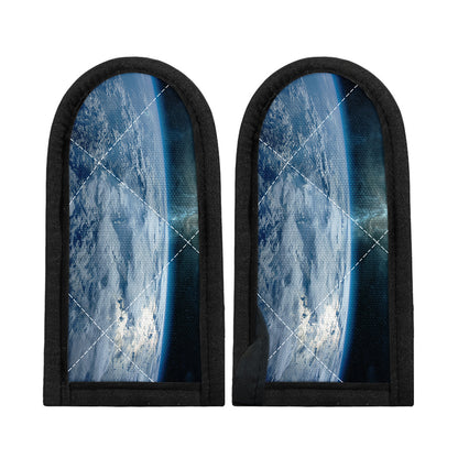 Space And Earth Print Skillet Handle Cover