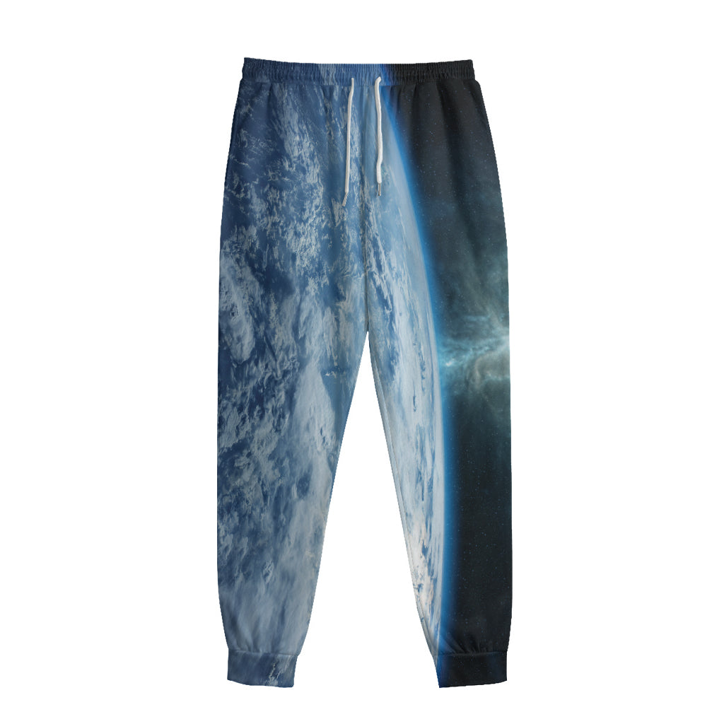 Space And Earth Print Sweatpants