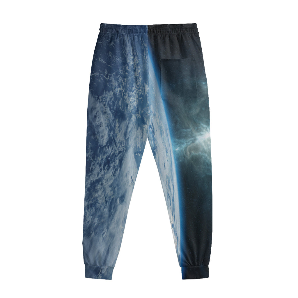 Space And Earth Print Sweatpants