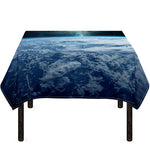 Space And Earth Print Tablecloth