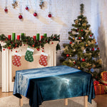 Space And Earth Print Tablecloth