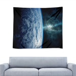 Space And Earth Print Tapestry